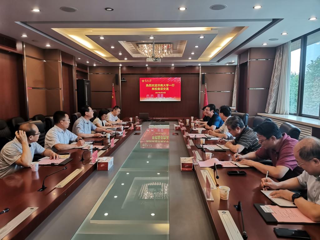 济南大学一行来访sunbet申搏